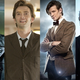 The four modern Doctors, before Jodie Whittaker: Christopher Eccleston, David Tennant, Matt Smith, and Peter Capaldi.